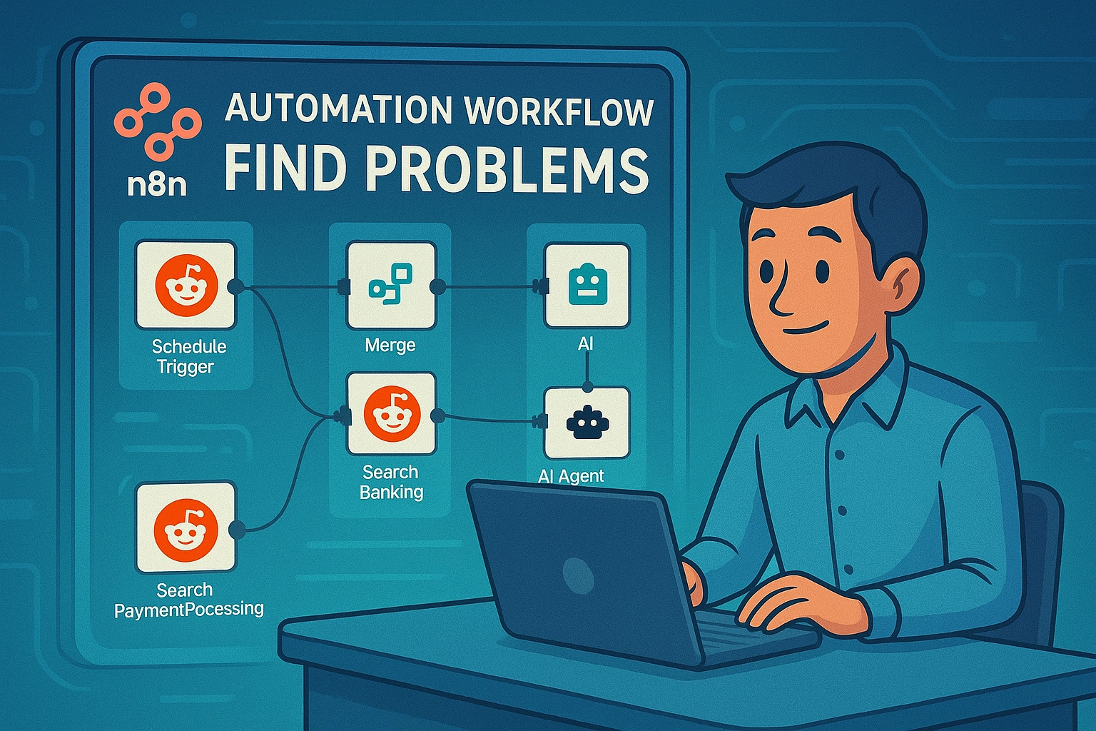 Image showing a cartoonish image about using a local RAG