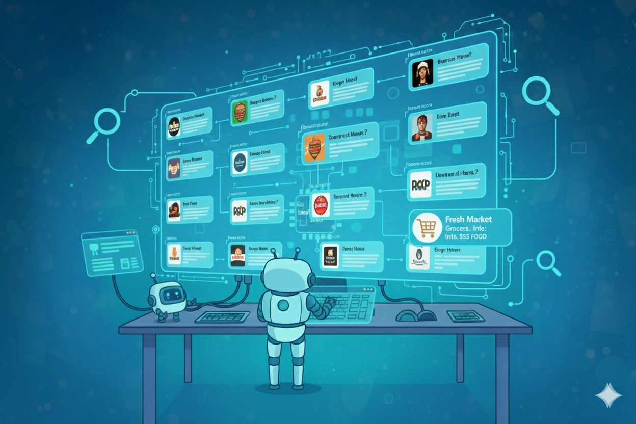 Image showing a cartoonish image about using a Salesforce for Lead Data Enhancement