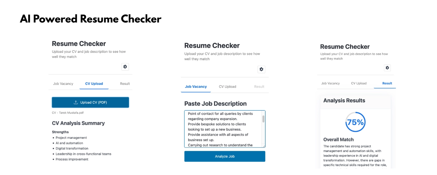 Resume Checker Chrome Extension